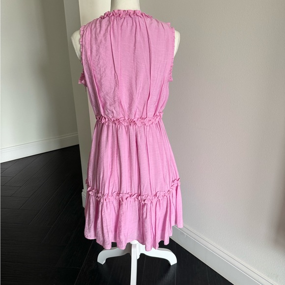 English Factory Pink Ruffle Dress - Picture 2 of 5